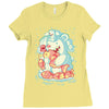 polar bear Ladies Fitted T-Shirt