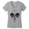 girl day of the dead Women's V-Neck T-Shirt