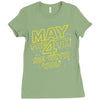 may the 4th be with you Ladies Fitted T-Shirt
