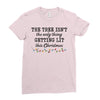 the tree isn't the only getting lit this christmas Ladies Fitted T-Shirt