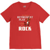 retirement plan bass rock V-Neck Tee