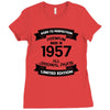 Premium Vintage 1957 Ladies Fitted T-Shirt