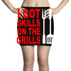 got skills on the grills apron Mini Skirts