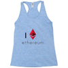 I Love Ethereum Racerback Tank