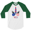 4th of July 3/4 Sleeve Shirt