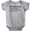 Bisexual Dictionary Baby Bodysuit