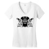 black beard Women's V-Neck T-Shirt