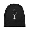 glasses wine Baby Beanies