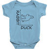 rabbit duck Baby Bodysuit
