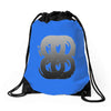 crazy eights Drawstring Bags