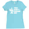 you don't gnome me Ladies Fitted T-Shirt