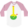 rasta bong water pipe slide insert stem filtered 3/4 Sleeve Shirt