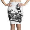 bikers Pencil Skirts