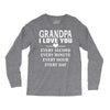 I Love You Grandpa Long Sleeve Shirts