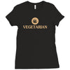 vegetarian Ladies Fitted T-Shirt