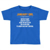 January Girl Hated By Many Toddler T-shirt
