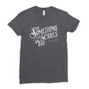 scary type Ladies Fitted T-Shirt