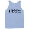 rock paper scissors hadouken Tank Top