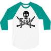 pi rate pirate 3/4 Sleeve Shirt