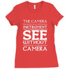 see without a camera Ladies Fitted T-Shirt
