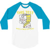 this test was a piece of cake 3/4 Sleeve Shirt