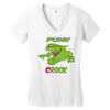 punk crock Women's V-Neck T-Shirt