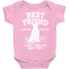 Best Friend Bull Terrier Baby Bodysuit