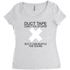 duct tape Women's Triblend Scoop T-shirt
