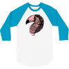 guacamaya bird amazonas wings 3/4 Sleeve Shirt