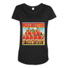 melchester rovers, ideal gift or birthday present Maternity Scoop Neck T-shirt