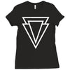 triangle Ladies Fitted T-Shirt