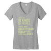 10 kinds of people binary Women's V-Neck T-Shirt