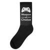 weapon of choice, gaming Socks