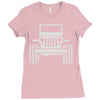 jeep wrangler Ladies Fitted T-Shirt