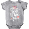 Though She Be But Little She Is Fierce Baby Bodysuit