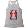 my dad is my angel Racerback Tank