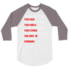 keep moving forward 3/4 Sleeve Shirt