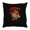 monster bros Throw Pillow