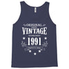 original parts vintage established 1991 perfectly aged Tank Top