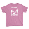 i support single moms Youth Tee