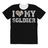 i love my soldier hunter camouflage All Over Women's T-shirt