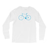 cycling bikes bike cycle riding retro sticker transfer tv funny iron o Long Sleeve Shirts