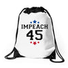 Impeach 45 Drawstring Bags