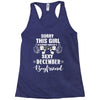 sorry this girl is already taken by a super sexy december boyfriend Racerback Tank