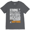 Strong Independent Motivated Sagittarius V-Neck Tee