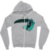 lightning bugs Zipper Hoodie
