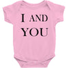 i and you Baby Bodysuit