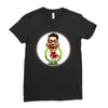 ozil anime Ladies Fitted T-Shirt