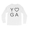yoga heart Long Sleeve Shirts