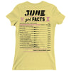 June Girl Facts Gemini Ladies Fitted T-Shirt
